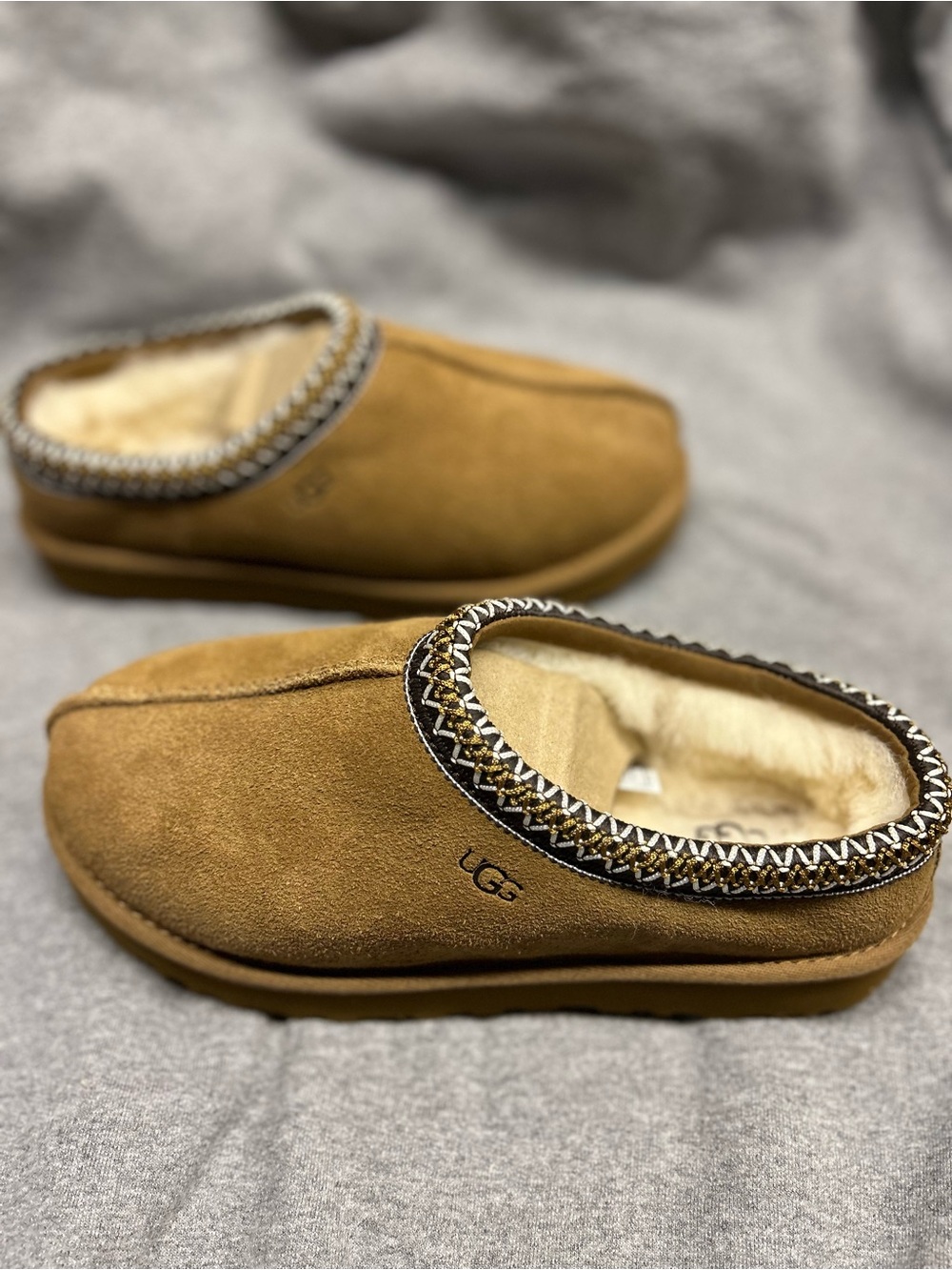 *NIB* UGG Tasman Lined Slippers - Chestnut Brown women’s size 7